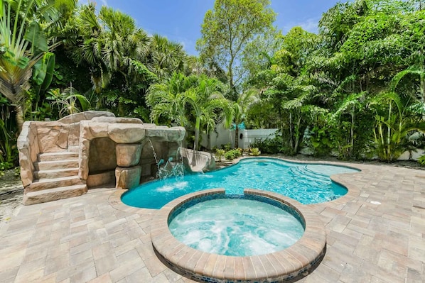 Amazing Backyard with Private Heated Pool