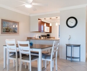 The Islander Vacation Rental 101 Dining Area