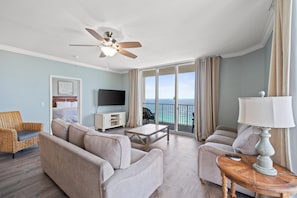 Living Area with Balcony