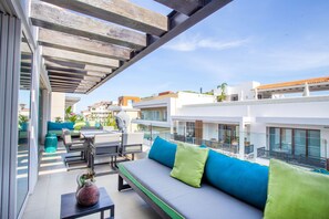 Large and spacious private balcony to enjoy the view
