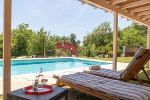 Outdoor Furniture, Furniture, Swimming Pool, Leisure, Resort, Shade, Eco Hotel, Chair, Backyard, Garden