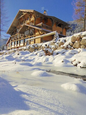 Résidence chalet réception hiver neige location Vosges