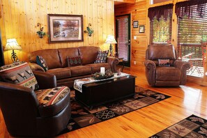 Comfortable seating in living area
