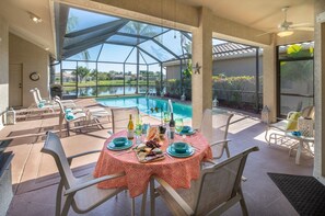 Breakfast Poolside