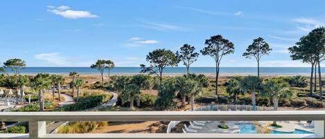 Oceanfront View - Great place to have your morning or afternoon beverages and watch the ocean!