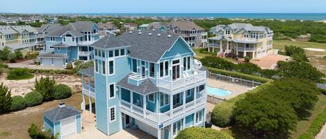 CC198: Sunshine & Water Views - Best in the Outer Banks! | Front Exterior