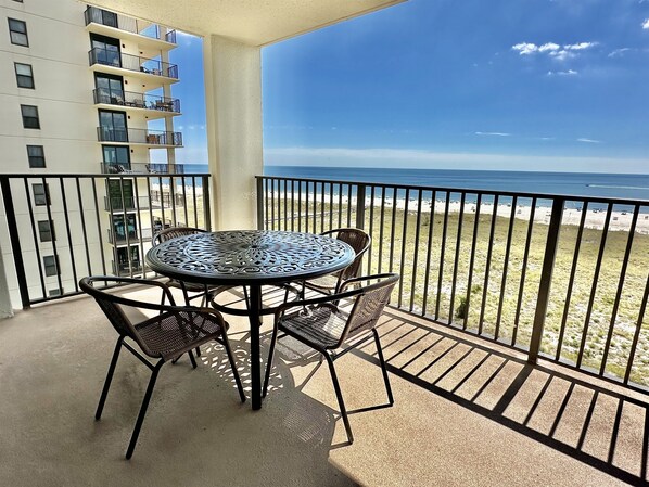 Perfect views from our balcony!