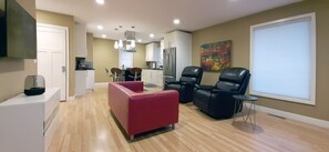 Open concept living.