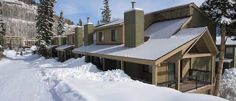 Sitting directly on the ski slope, Edelweiss #1 is a ski-in ski-out condo!