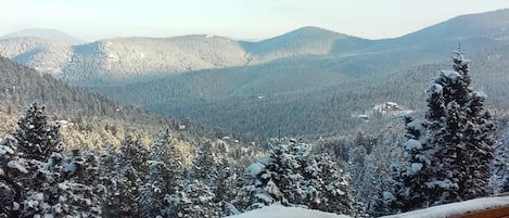 Blick von der Unterkunft