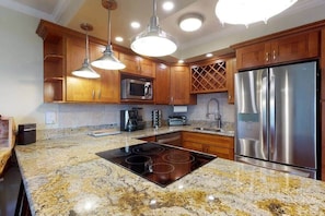 Island style seating in kitchen