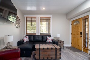 Sleep up to 3 with a comfortable sofa sleeper