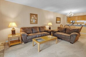 Lots of room for the entire family to relax.