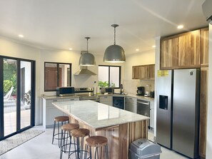 Dinners at this modern Open Kitchen