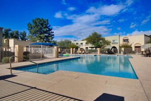 Dip in the pool to cool off! Large community pool great for everyone