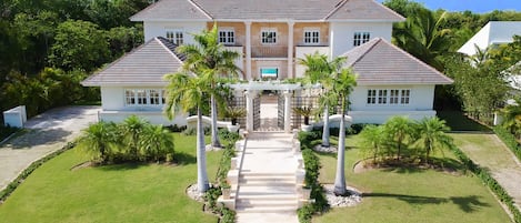 Front of the villa