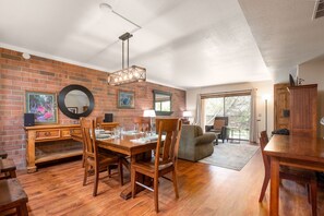 Warm open floor plan