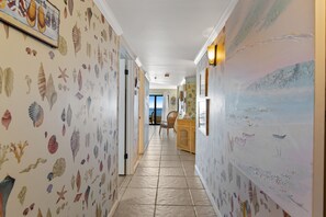 hallway to the unit