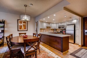 Park Station 140 has a dining room and open concept kitchen.