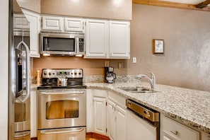 Fully equipped kitchen - ParkCityLodging_PowderRunC11_Kitchen2