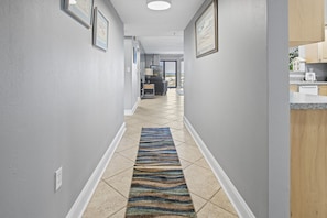 hallway entry to unit