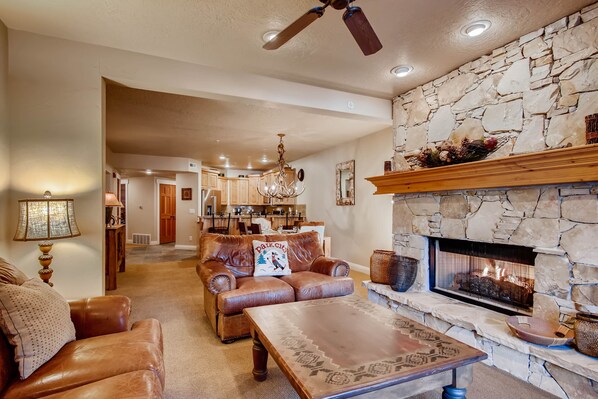 Recently updated living and dining rooms