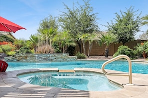 Spa and yard
