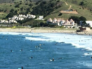 So close to the beach that  you can easily walk 