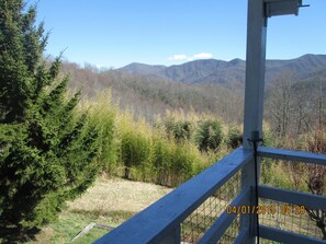 View from upper patio