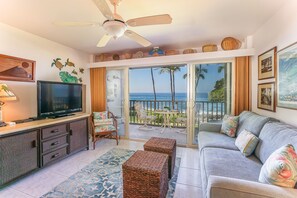 Living Area with Couch and TV