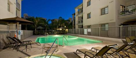 Pool and Jacuzzi right next to your patio