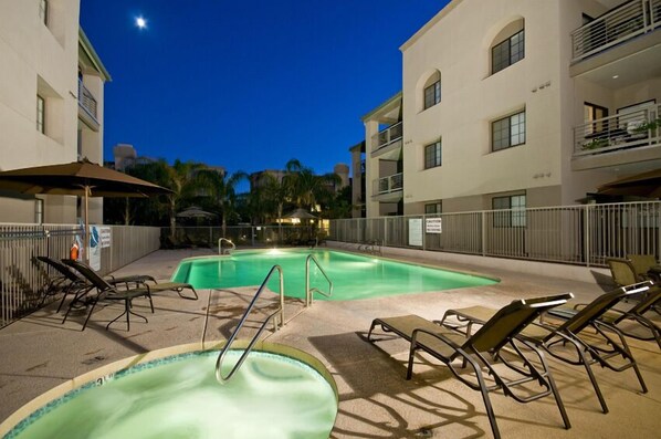 Pool and Jacuzzi right next to your patio