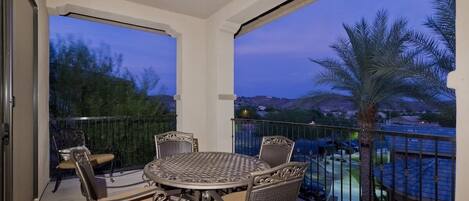 Sunset Patio and Pool View