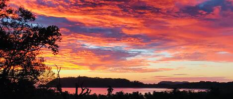 Carrillo Bay Sunset from Casa Pericos Deck