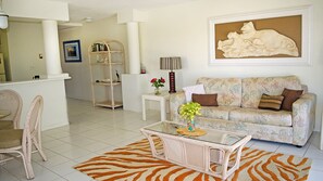 Another shot of the living room looking back towards the main entrance
