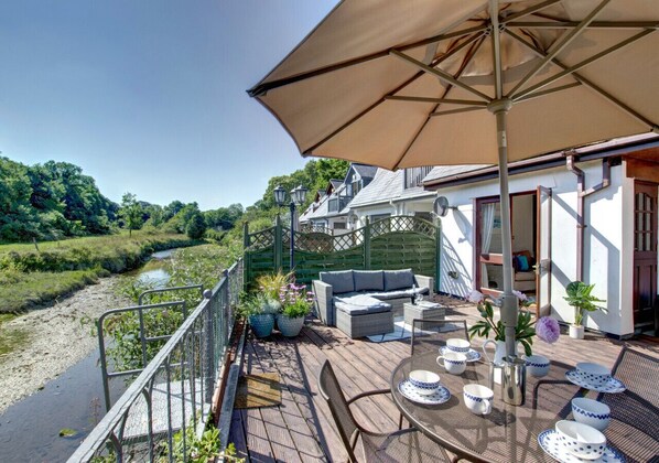 Decking with River View