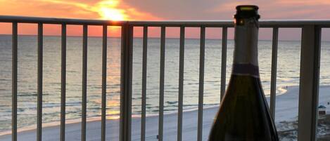 Enjoy West View sunsets on our deck