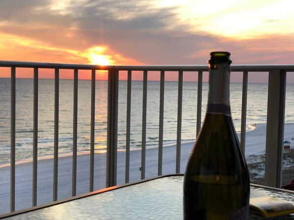 Enjoy West View sunsets on our deck