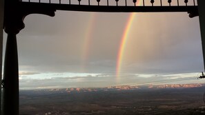 Blick von der Unterkunft