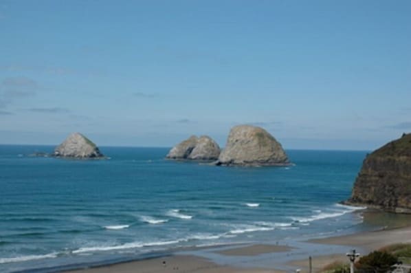 view to NW from deck