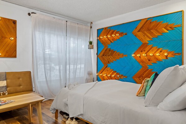 Queen bed