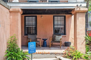 One side of the Private Porch