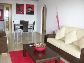 Apartment rental with modern living room in Playa Principe