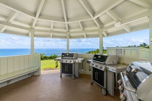 Gas BBQ with Ocean Views