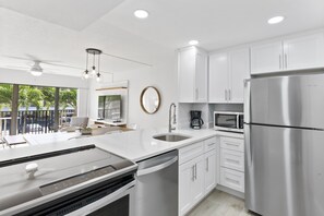 Open air kitchen with lots of natural light