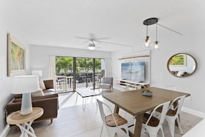 Spacious dining area with plenty of room to relax