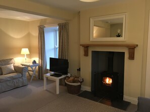 Sitting-room with woodburning stove