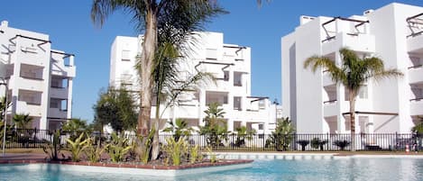 Beautiful swimming pool of Las Terrazas de La Torre Golf apartment