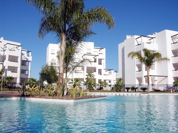 Beautiful swimming pool of Las Terrazas de La Torre Golf apartment