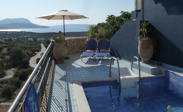 Your private pool and sun deck